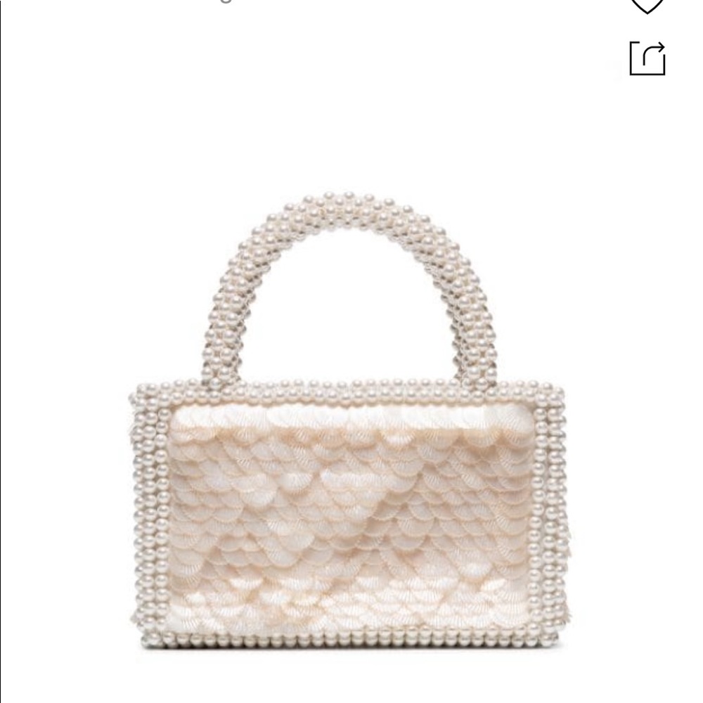 Shrimps Pax Pearl and Shell Bag - NWT